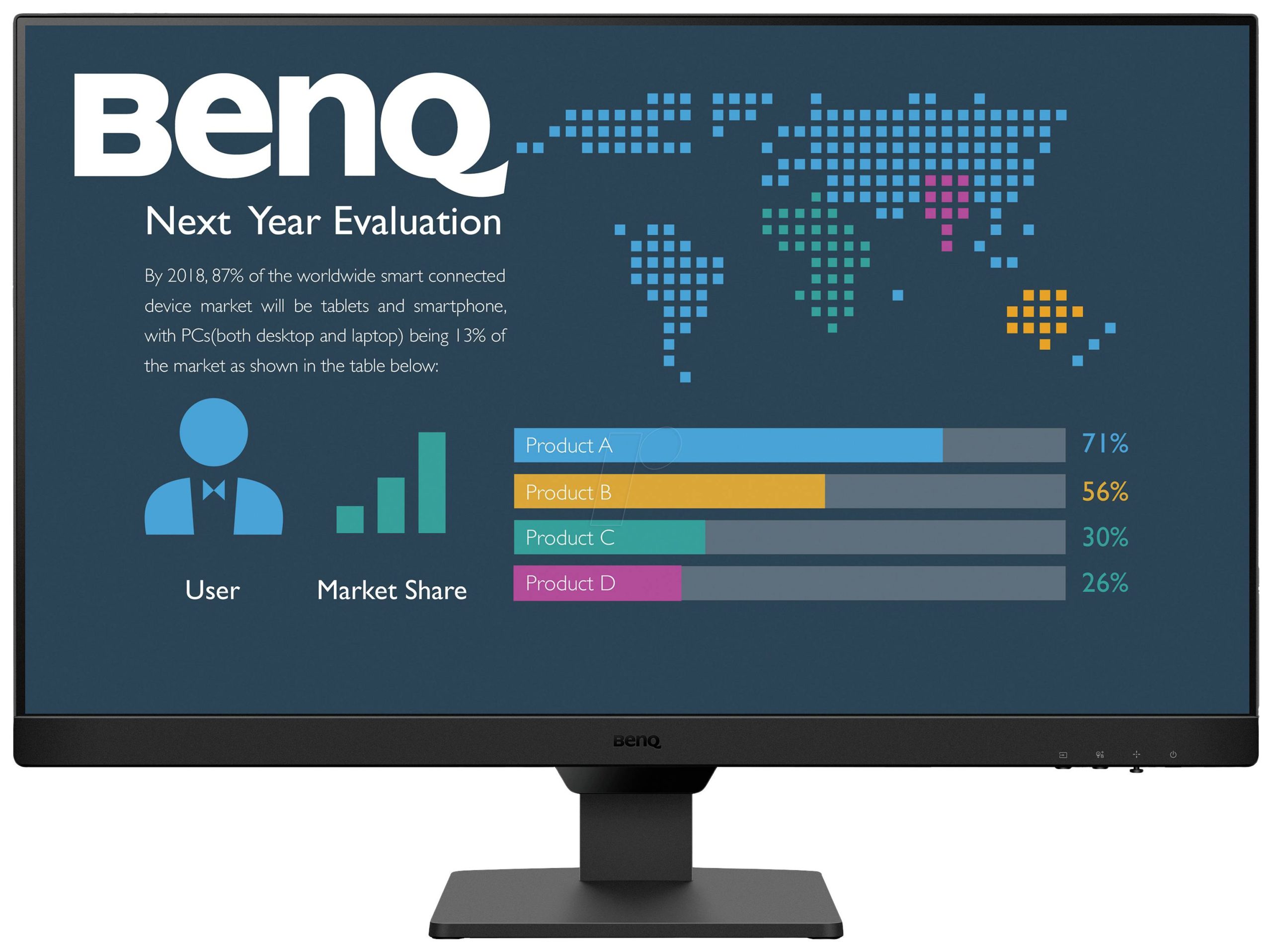 BenQ BL2790 LCD-monitor Energielabel E (A - G) 68.6 cm (27 inch) 1920 x 1080 Pixel 16:9 5 ms DisplayPort, HDMI, Hoofdtel