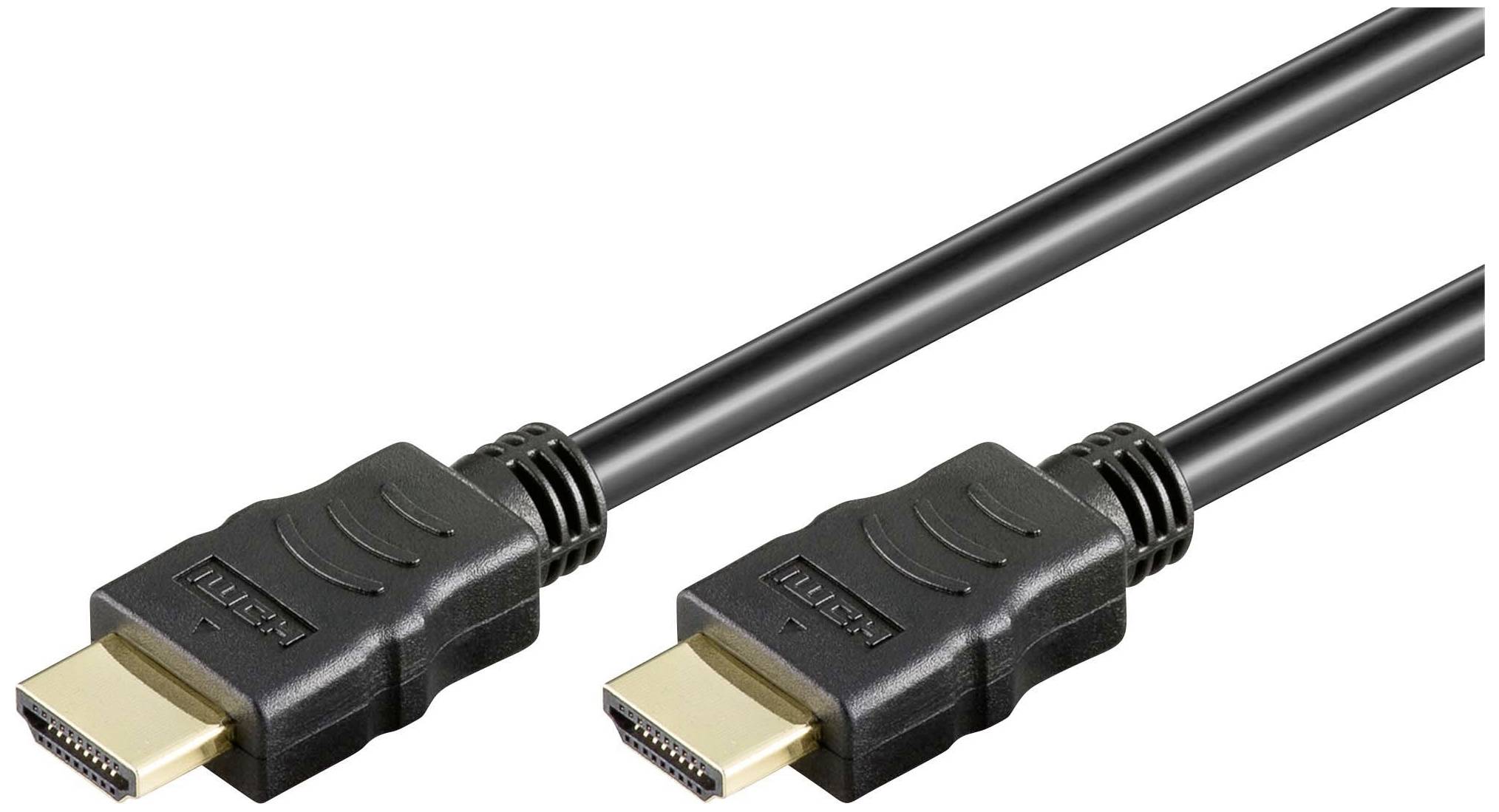 Goobay 38523 HDMI-kabel HDMI Verbindingskabel HDMI-A-stekker 20 m Zwart 4K UHD, Verguld, eARC