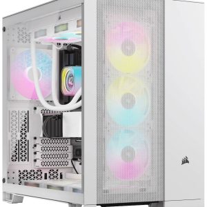 Corsair 6500D AIRFLOW Midi-tower PC-behuizing Wit Zijvenster Corsair 6500D AIRFLOW Midi-tower PC-behuizing Wit Zijvenster