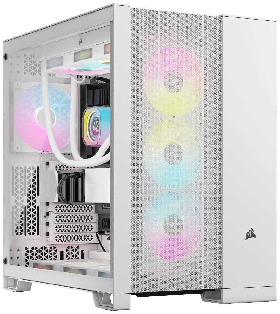 Corsair 6500D AIRFLOW Midi-tower PC-behuizing Wit Zijvenster