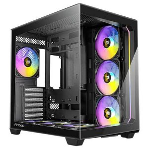 Antec C5 ARGB Midi-tower PC-behuizing Zwart Zijvenster, Stoffilter Antec C5 ARGB Midi-tower PC-behuizing Zwart Zijvenster, Stoffilter