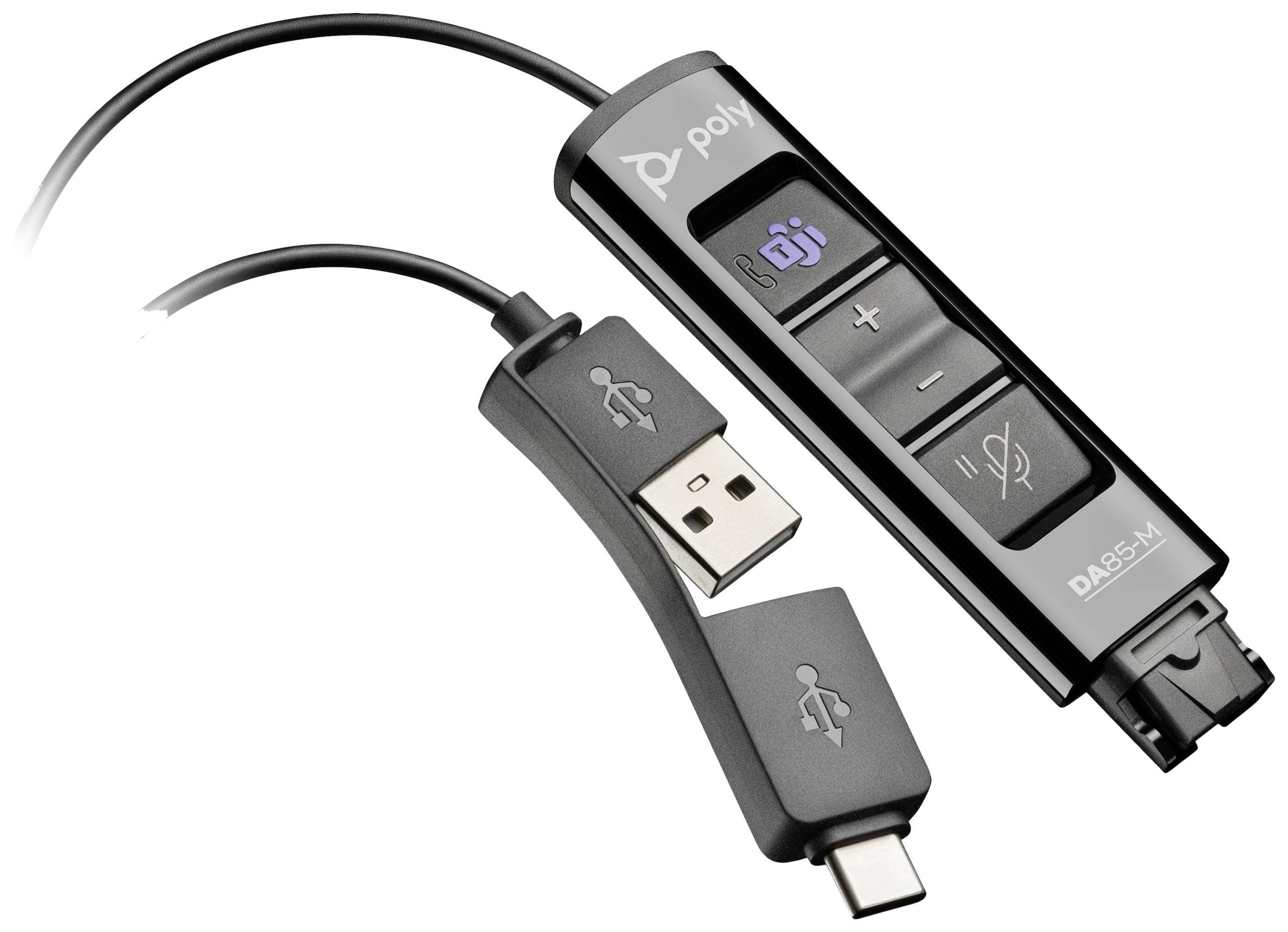 HP Poly DA85-M Externe geluidskaart Externe volumeregeling