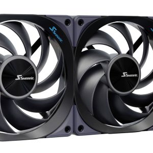 Seasonic MagFlow 1225PWM ARGB 120 PC-ventilator Zwart (b x h x d) 365.8 x 120.4 x 26.6 mm
