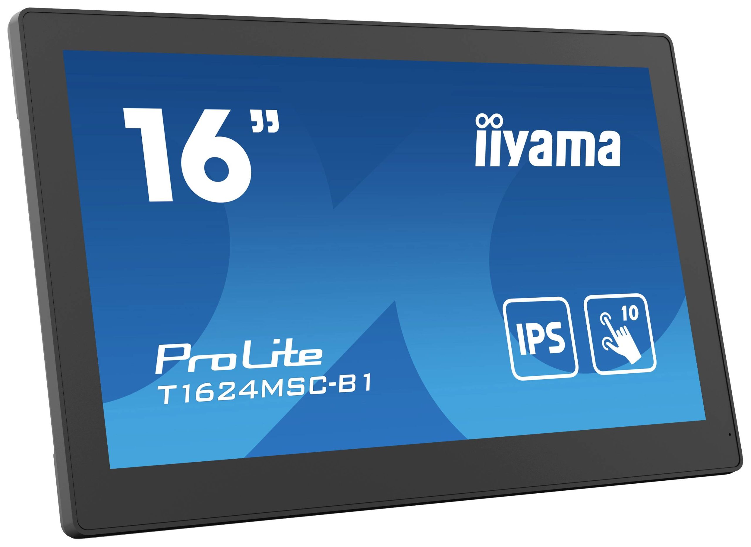 Iiyama ProLite T1624MSC-B1 Touchscreen monitor Energielabel: E (A - G) 39.6 cm (15.6 inch) 1920 x 1080 Pixel 16:9 25 ms
