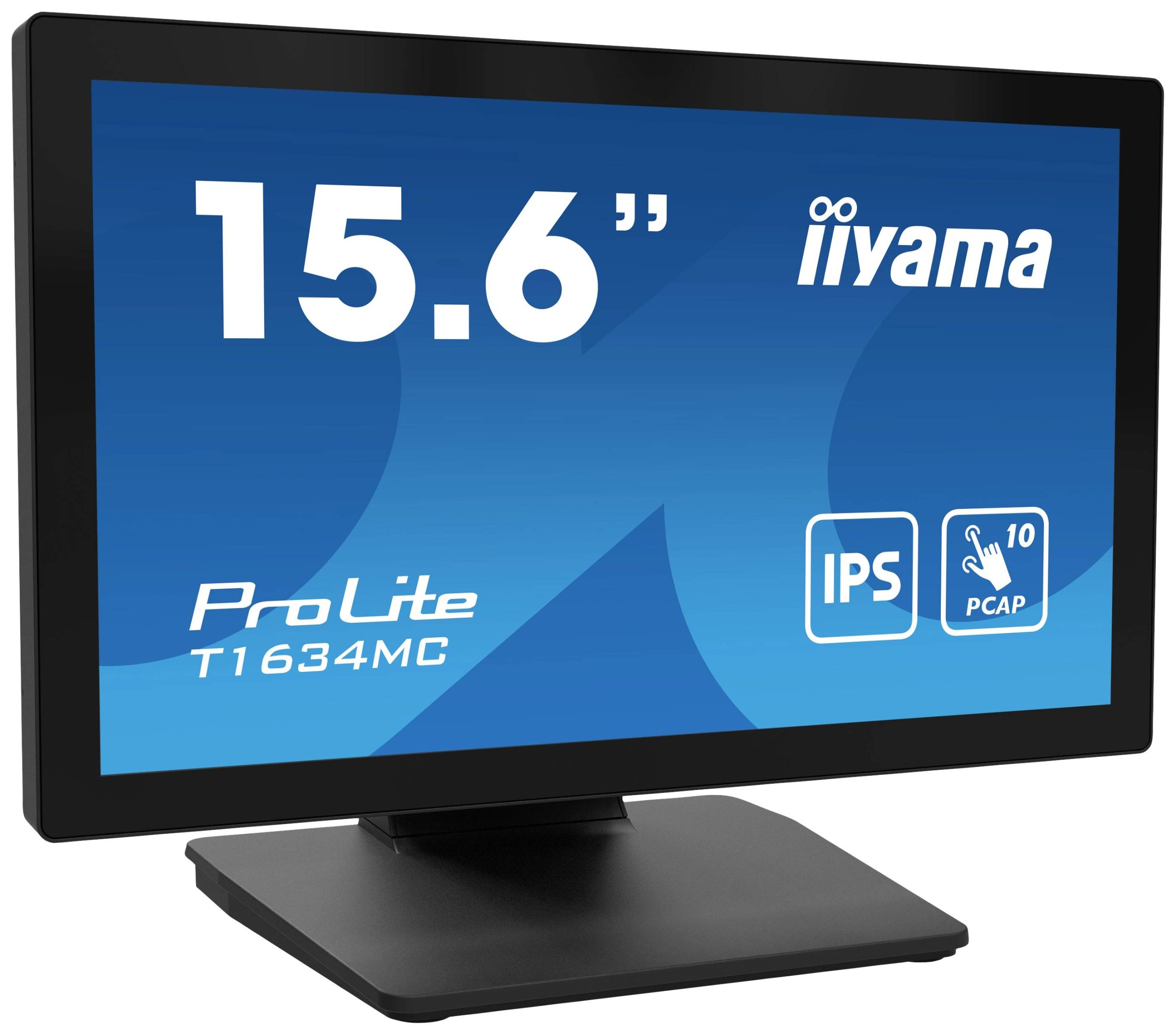 Iiyama ProLite T1634MC-B1S Touchscreen monitor Energielabel: E (A - G) 39.6 cm (15.6 inch) 1920 x 1080 Pixel 16:9 25 ms