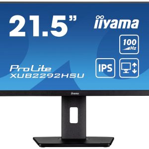 Iiyama ProLite XUB2292HSU-B6 LCD-monitor Energielabel E (A – G) 54.6 cm (21.5 inch) 1920 x 1080 Pixel 16:9 0.4 ms HDMI, Iiyama ProLite XUB2292HSU-B6 LCD-monitor Energielabel E (A – G) 54.6 cm (21.5 inch) 1920 x 1080 Pixel 16:9 0.4 ms HDMI,