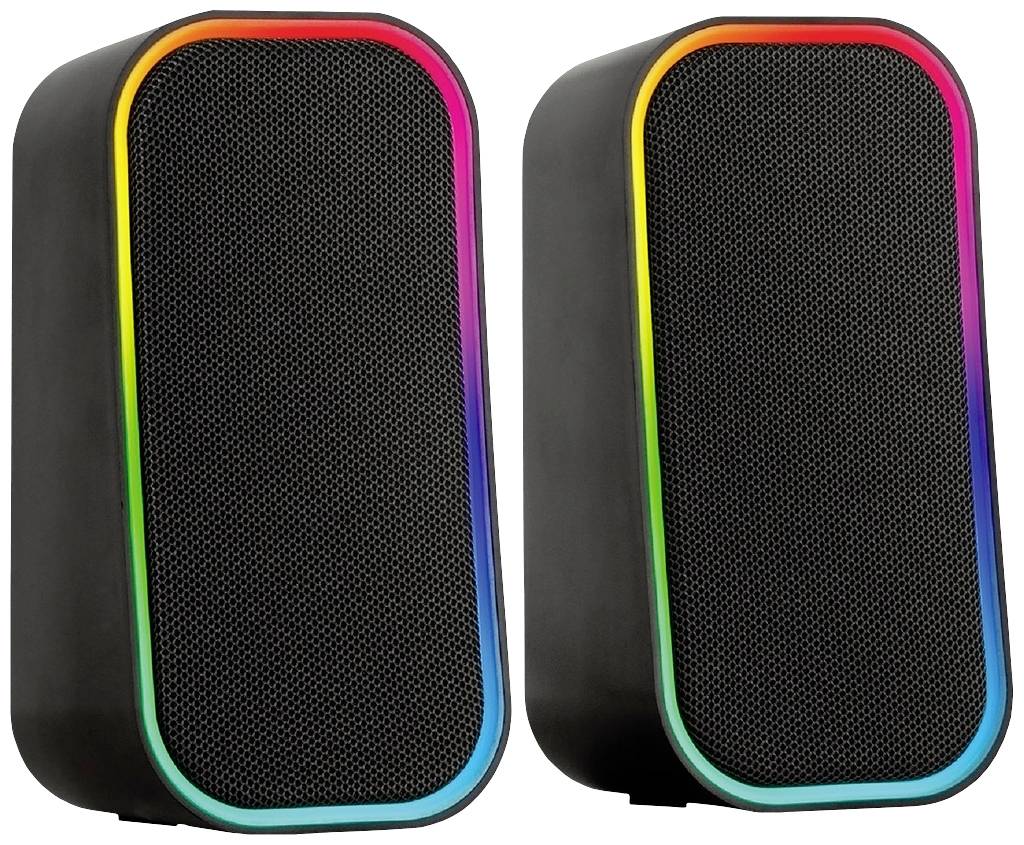SpeedLink TOKEN PC-luidsprekers Bluetooth, Kabelgebonden 6 W Zwart, RGB