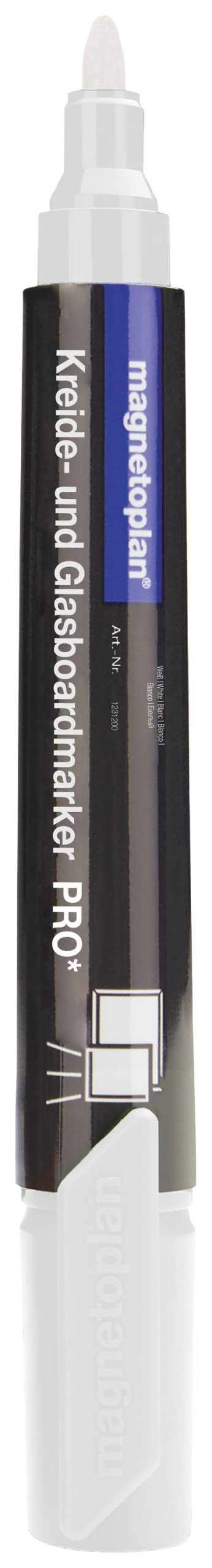 magnetoplan Glasboardmarker Wit 1.5 mm, 3 mm