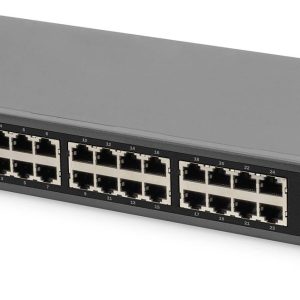 Digitus DN-95359 DN-95359 19″ netwerk switch 24 + 2 poorten 10 / 100 / 1000 MBit/s PoE-functie Digitus DN-95359 DN-95359 19″ netwerk switch 24 + 2 poorten 10 / 100 / 1000 MBit/s PoE-functie