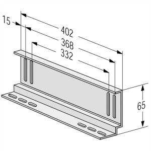 Apranet 26510160 19 inch Rails voor patchkast Apranet 26510160 19 inch Rails voor patchkast