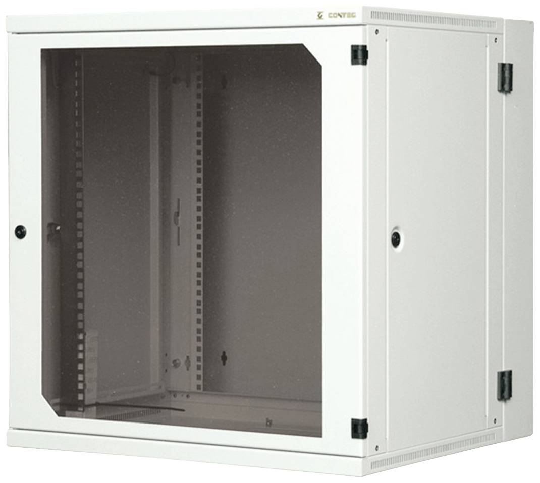 Conteg 19inch-wandkast (b x h x d) 624 x 600 x 500 mm 12 HE Grijs-wit (RAL 7035)