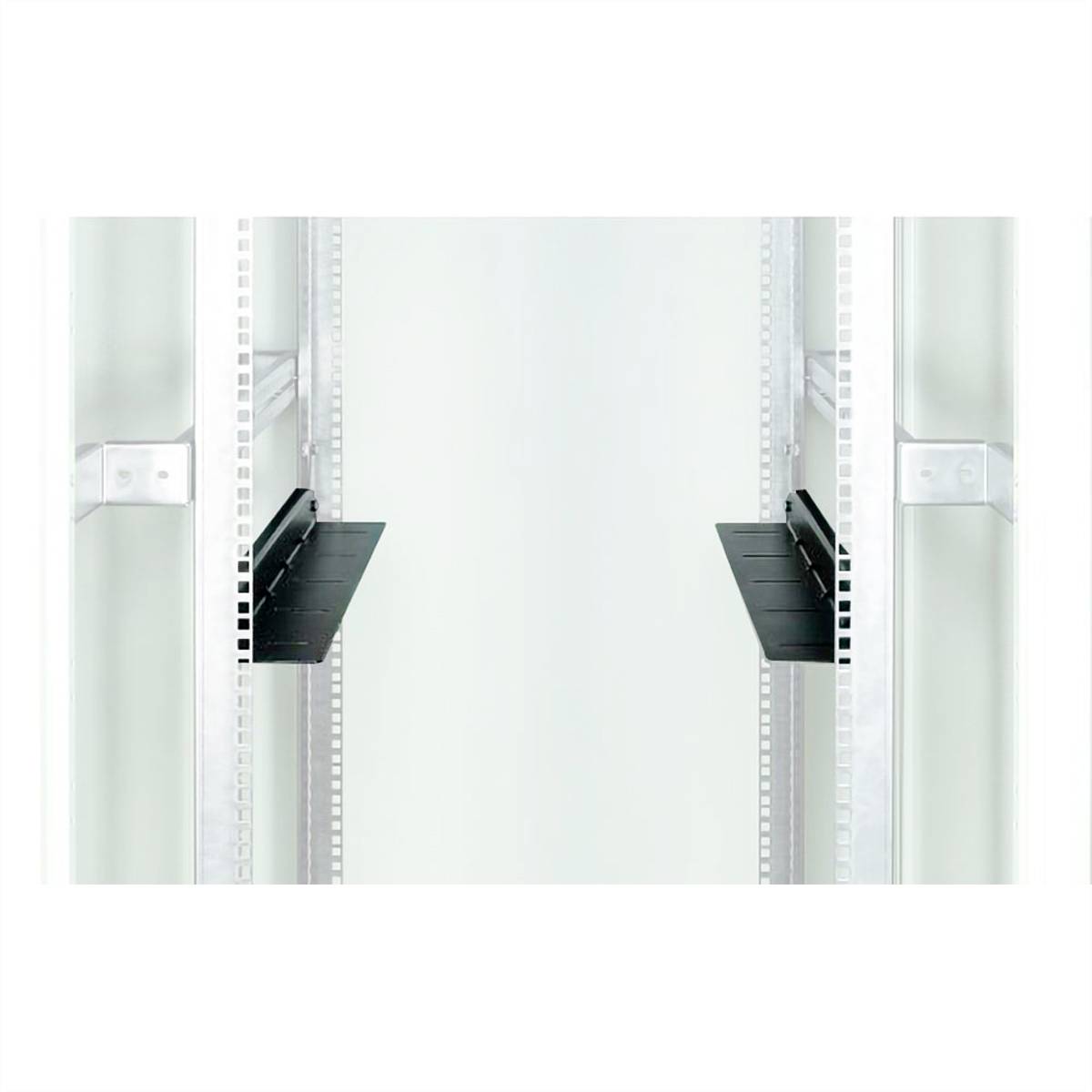 Conteg 26205029 19 inch Rails voor patchkast Zwart