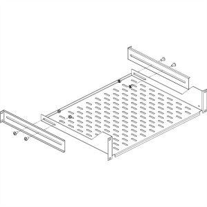 Conteg 26205052 19 inch Hoekadapter Zwart Conteg 26205052 19 inch Hoekadapter Zwart