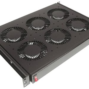 Conteg 26205072 19 inch Inbouwventilator voor patchkast Zwart Conteg 26205072 19 inch Inbouwventilator voor patchkast Zwart