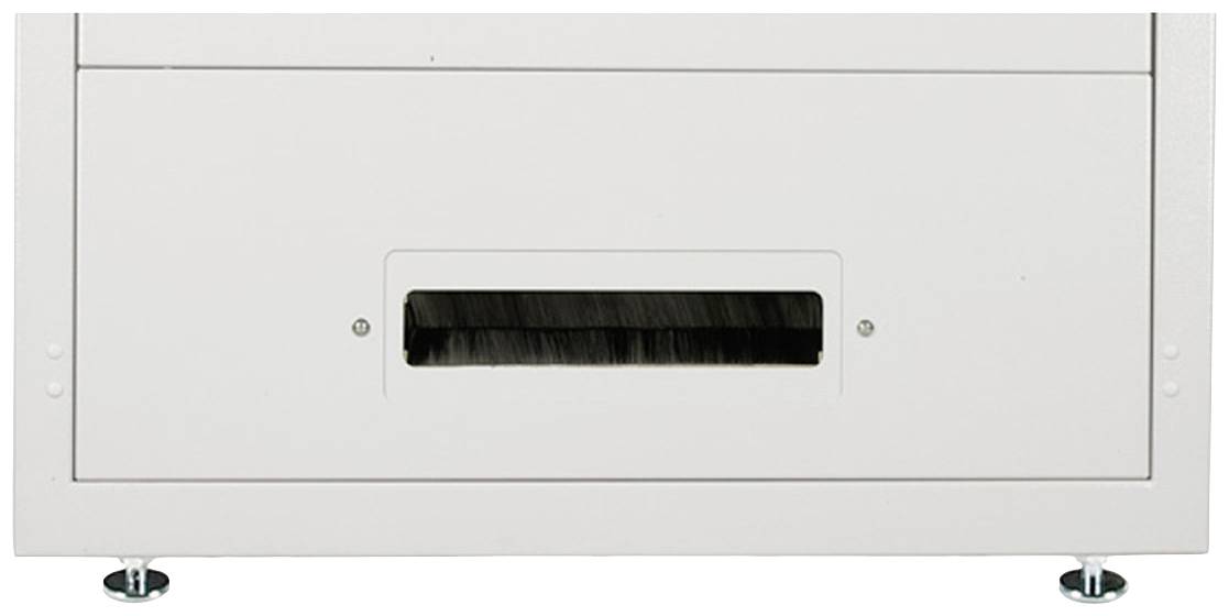 Conteg 26205096 19 inch Afdekking met borstels voor patchkast Zwart