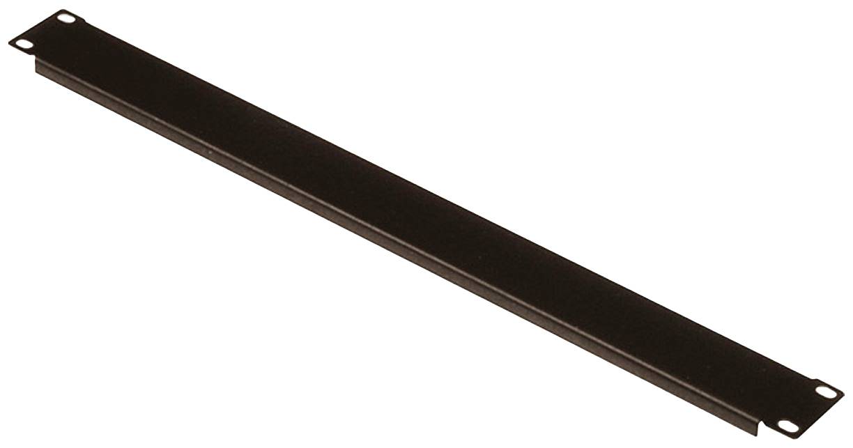 Conteg 26205121 19 inch Afdekking voor patchkast 1 HE Zwart