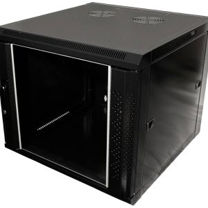VALUE Wandbehuizing 18 HE (HxBxD) 910x570x600mm, Levering als bouwpakket, zwart