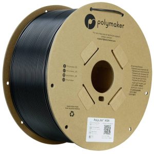 Polymaker PF01024 Black Filament ASA UV-bestendig, Weerbestendig, Hittebestendig, Slagvast 1.75 mm 3000 g Zwart PolyLite Polymaker PF01024 Black Filament ASA UV-bestendig, Weerbestendig, Hittebestendig, Slagvast 1.75 mm 3000 g Zwart PolyLite