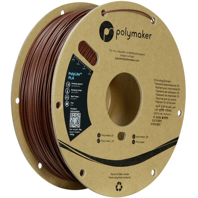 Polymaker PA02015 Galaxy Filament PLA kunststof Hoge stijfheid, Hoge treksterkte 1.75 mm 1000 g Donkerrood PolyLite™ 1 s
