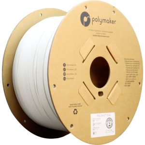 Polymaker PA04008 Regular Filament PLA kunststof Gering kunststofgehalte, Mat 1.75 mm 1000 g Cotton White PolyTerra™ 1 s Polymaker PA04008 Regular Filament PLA kunststof Gering kunststofgehalte, Mat 1.75 mm 1000 g Cotton White PolyTerra™ 1 s