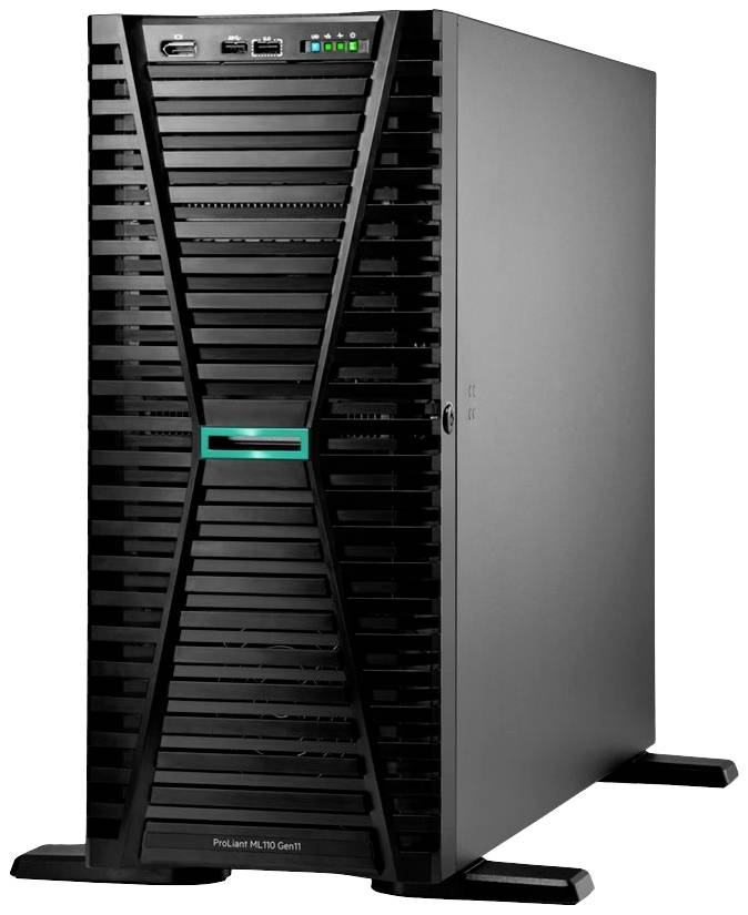 Hewlett Packard Enterprise Server ML110 G11 Intel® Xeon Silver 4510 4.1 GHz 64 GB RAM 480 GB SSD P71659-425