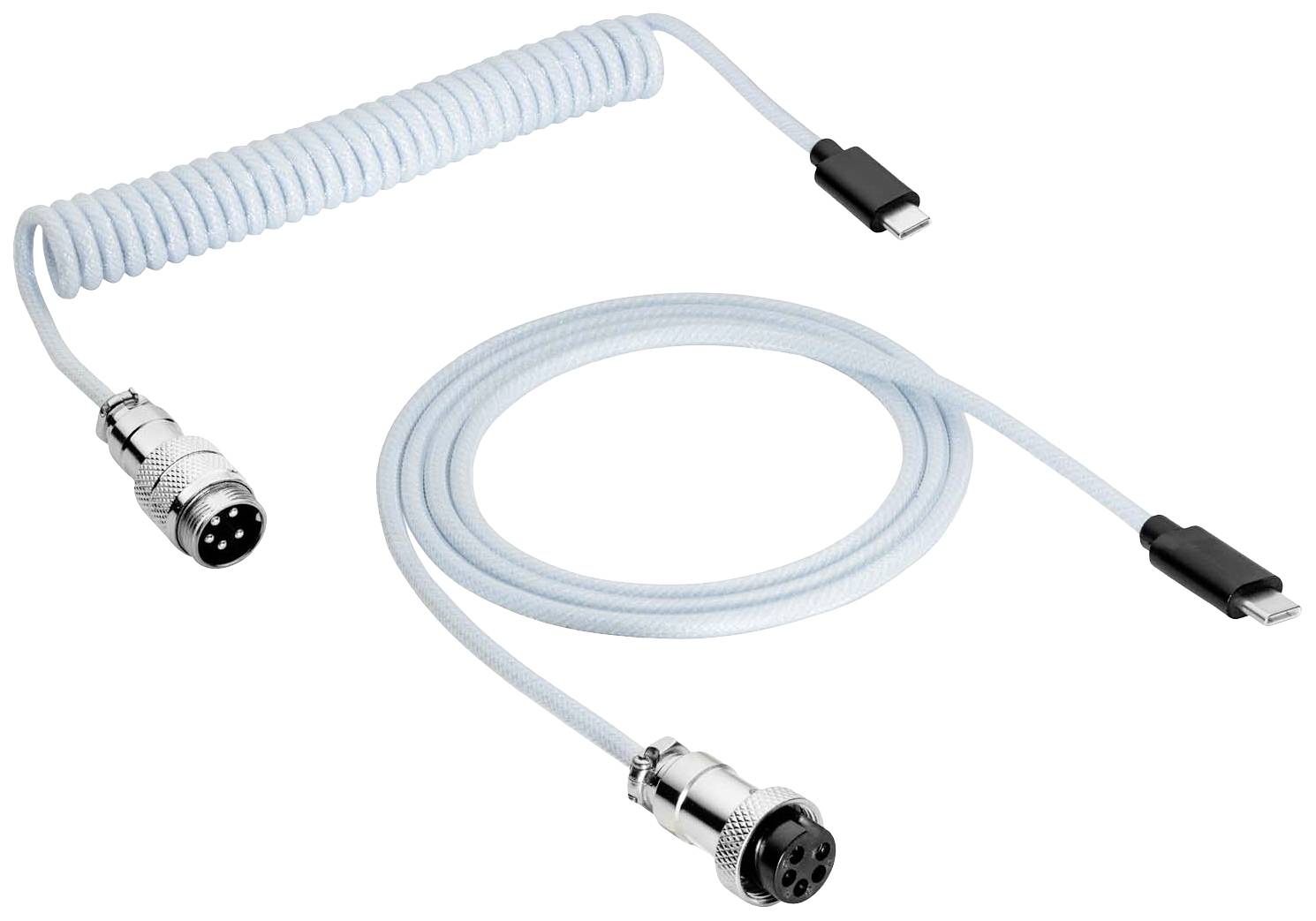 Akyga AK-USB-49 USB-kabel USB 2.0 USB-C stekker 3.00 m Wit