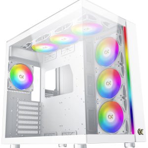 Xigmatek AQUA Ultra Arctic Midi-tower PC-behuizing Wit Xigmatek AQUA Ultra Arctic Midi-tower PC-behuizing Wit