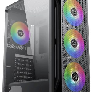 Xigmatek Gaming X Midi-tower Gaming-behuizing Zwart Zijvenster Xigmatek Gaming X Midi-tower Gaming-behuizing Zwart Zijvenster