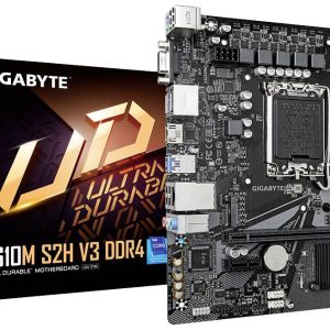 Gigabyte GA-H610M S2H Moederbord Socket Intel LGA 1700 Vormfactor Micro-ATX Moederbord chipset Intel® H610 Express