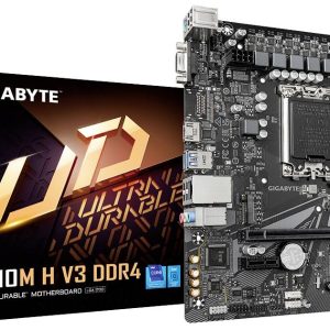 Gigabyte GA-H610M H V3 Moederbord Socket Intel LGA 1700 Vormfactor Micro-ATX Moederbord chipset Intel® H610 Express