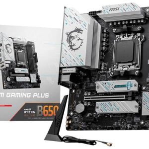 MSI B650M Gaming PLUS WIFI Moederbord Socket AMD AM5 Vormfactor Micro-ATX Moederbord chipset AMD® B650
