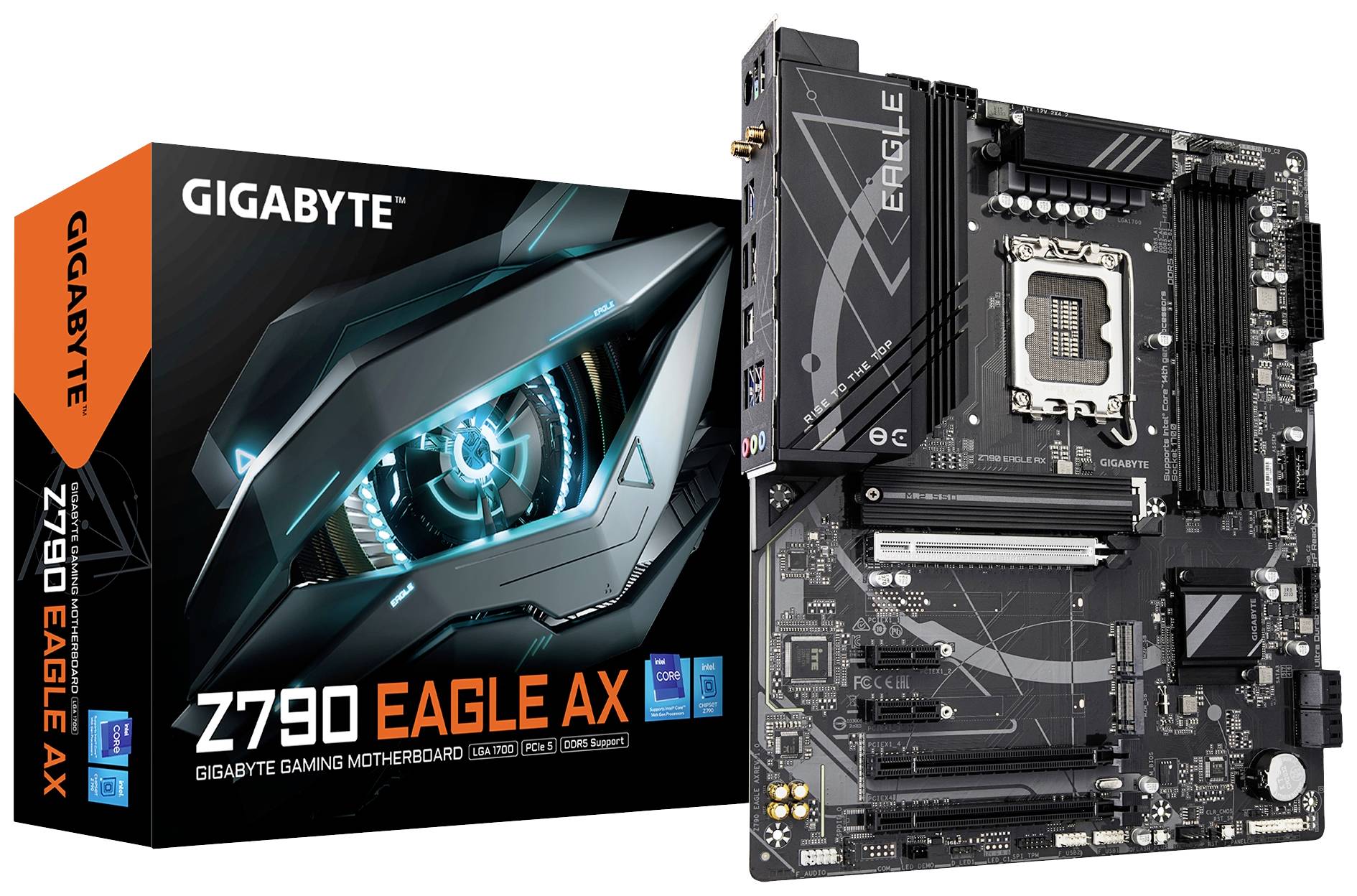 Gigabyte GA-Z790 EAGLE AX Moederbord Socket Intel LGA 1700 Vormfactor ATX Moederbord chipset Intel® Z790 Express