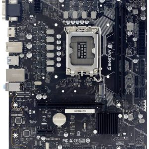 BioStar H610MH D5 Moederbord Socket Intel LGA 1700 Vormfactor Micro-ATX Moederbord chipset Intel® H610 BioStar H610MH D5 Moederbord Socket Intel LGA 1700 Vormfactor Micro-ATX Moederbord chipset Intel® H610