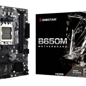BioStar B650MT Moederbord Socket AMD AM5 Vormfactor Micro-ATX Moederbord chipset AMD® B650 BioStar B650MT Moederbord Socket AMD AM5 Vormfactor Micro-ATX Moederbord chipset AMD® B650