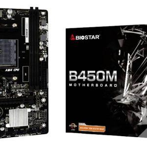 BioStar B450MHP Moederbord Socket AMD AM4 Vormfactor Micro-ATX Moederbord chipset AMD® B450 BioStar B450MHP Moederbord Socket AMD AM4 Vormfactor Micro-ATX Moederbord chipset AMD® B450