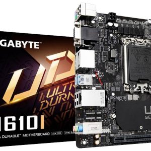 Gigabyte GA-H610I Moederbord Socket Intel LGA 1700 Vormfactor Mini-ITX Moederbord chipset Intel® H610 Express