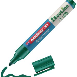 Edding 4-31004 Flipchartmarker 4-31004 Ronde punt 1.5 – 3 mm Groen 1 stuk(s) Edding 4-31004 Flipchartmarker 4-31004 Ronde punt 1.5 – 3 mm Groen 1 stuk(s)
