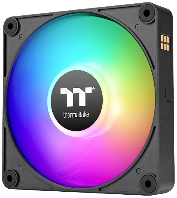 Thermaltake CT140 EX PC-ventilator Zwart Incl. LED-verlichting