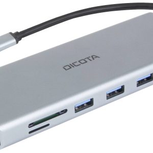 Dicota DICOTA – Dockingstation – USB-C – DP, HDMI USB-C dockingstation Geschikt voor merk (dockingstation): Universeel G Dicota DICOTA – Dockingstation – USB-C – DP, HDMI USB-C dockingstation Geschikt voor merk (dockingstation): Universeel G