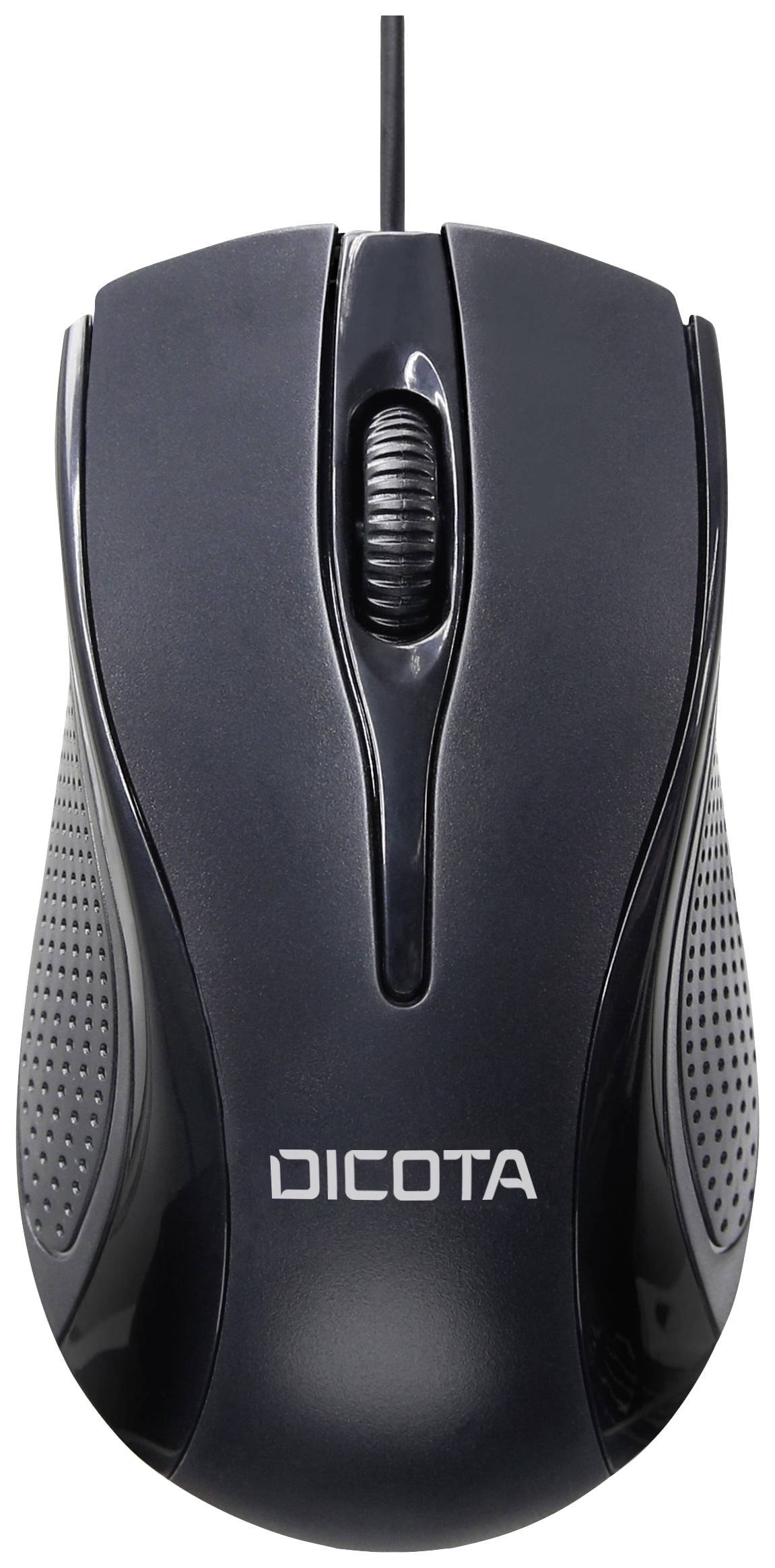 Dicota DICOTA - Maus - rechts- und linkshändig - Laser Muis USB Zwart 3 Toetsen 1200 dpi Geïntegreerd scrollwiel