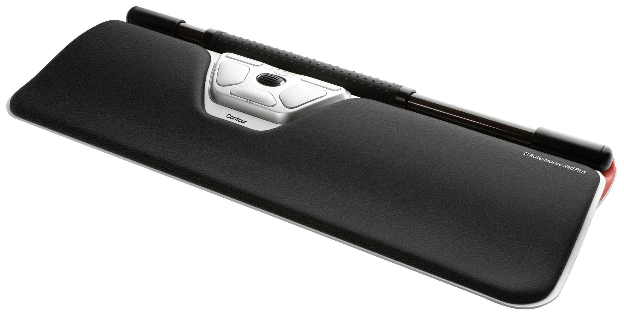 Contour Design RollerMouse RED Plus Set met muis en muismat Bluetooth Zwart, Zilver 7 Toetsen 600 dpi, 800 dpi, 1000 dpi