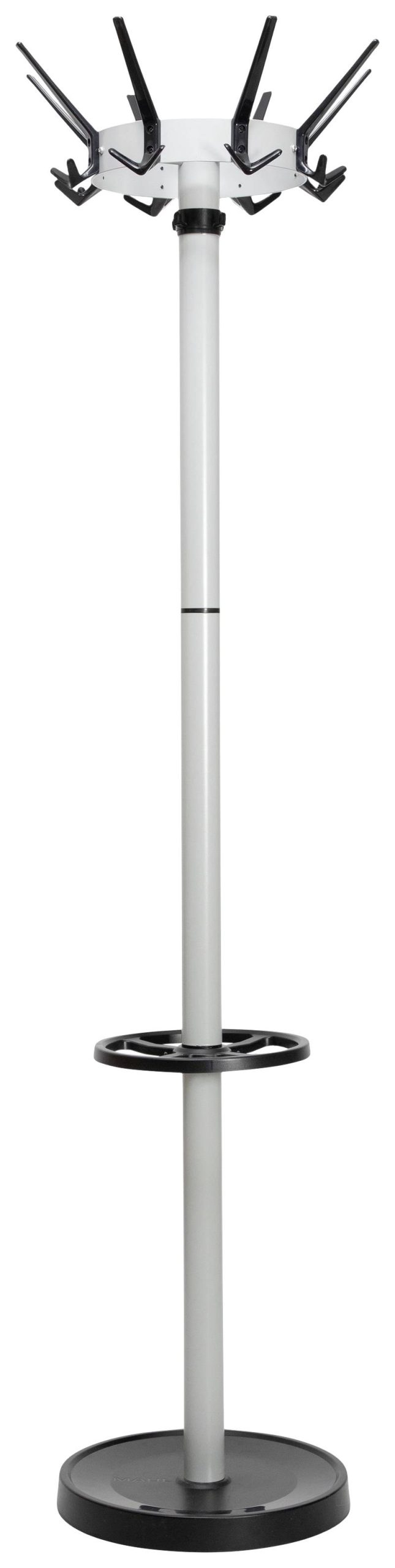 Maul Staande kapstok 9408095 MAULcaligo Aantal haken: 32 (Ø x h) 46 cm x 175.2 cm Staal Zilver, Zwart 1 stuk(s)