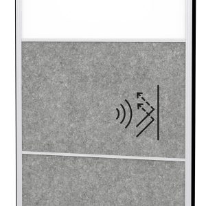 Maul 9603095 Scheidingswand Zilver, Donkergrijs Maul 9603095 Scheidingswand Zilver, Donkergrijs