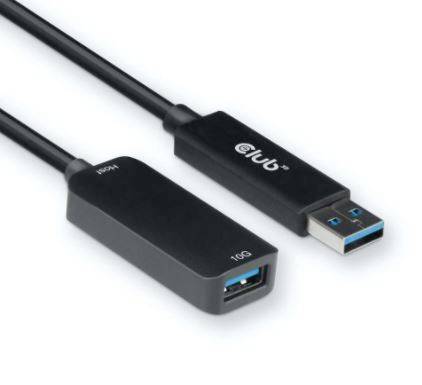 club3D CAC-1411 USB-kabel USB 3.2 Gen1 RJ45 5.00 m Zwart