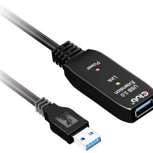 club3D CAC-1404 USB-kabel USB 3.2 Gen1 RJ45 5.00 m Zwart club3D CAC-1404 USB-kabel USB 3.2 Gen1 RJ45 5.00 m Zwart