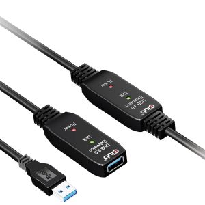 club3D CAC-1406 USB-kabel USB 3.2 Gen1 RJ45 15.00 m Zwart club3D CAC-1406 USB-kabel USB 3.2 Gen1 RJ45 15.00 m Zwart