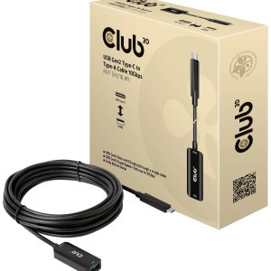 club3D CAC-1536 USB-kabel USB 3.2 Gen2 USB-C stekker, USB-B bus 5.00 m Zwart club3D CAC-1536 USB-kabel USB 3.2 Gen2 USB-C stekker, USB-B bus 5.00 m Zwart