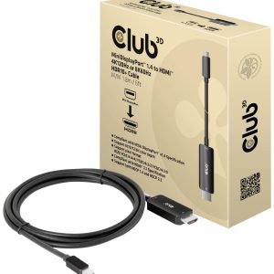 club3D CAC-1187 DisplayPort-kabel Mini-displayport / HDMI Aansluitkabel Mini DisplayPort-stekker, HDMI-A-stekker 1.80 m club3D CAC-1187 DisplayPort-kabel Mini-displayport / HDMI Aansluitkabel Mini DisplayPort-stekker, HDMI-A-stekker 1.80 m