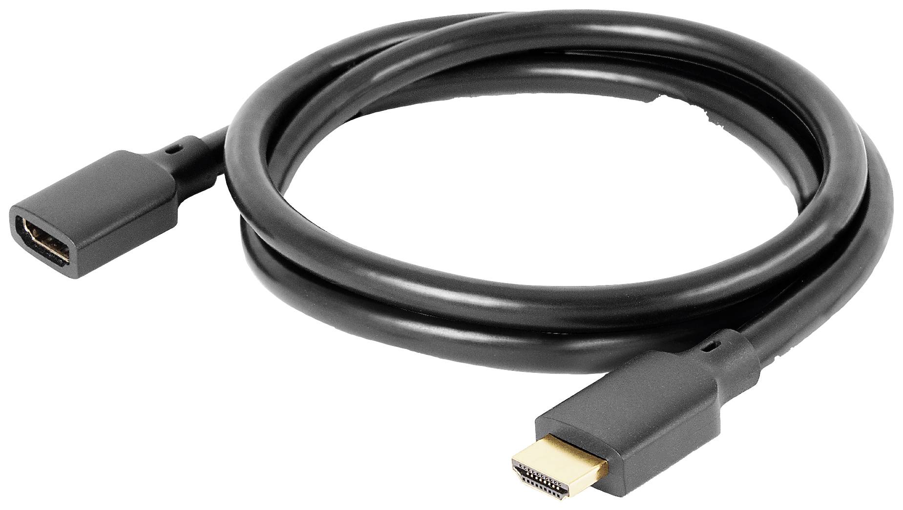 club3D CAC-1322 HDMI-kabel HDMI Aansluitkabel HDMI-A-stekker, HDMI-A-bus 1.00 m Zwart