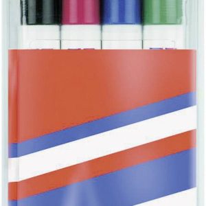 Edding 400 4-400-4-1999 Permanent marker Zwart, Rood, Blauw, Groen Watervast: Ja Edding 400 4-400-4-1999 Permanent marker Zwart, Rood, Blauw, Groen Watervast: Ja